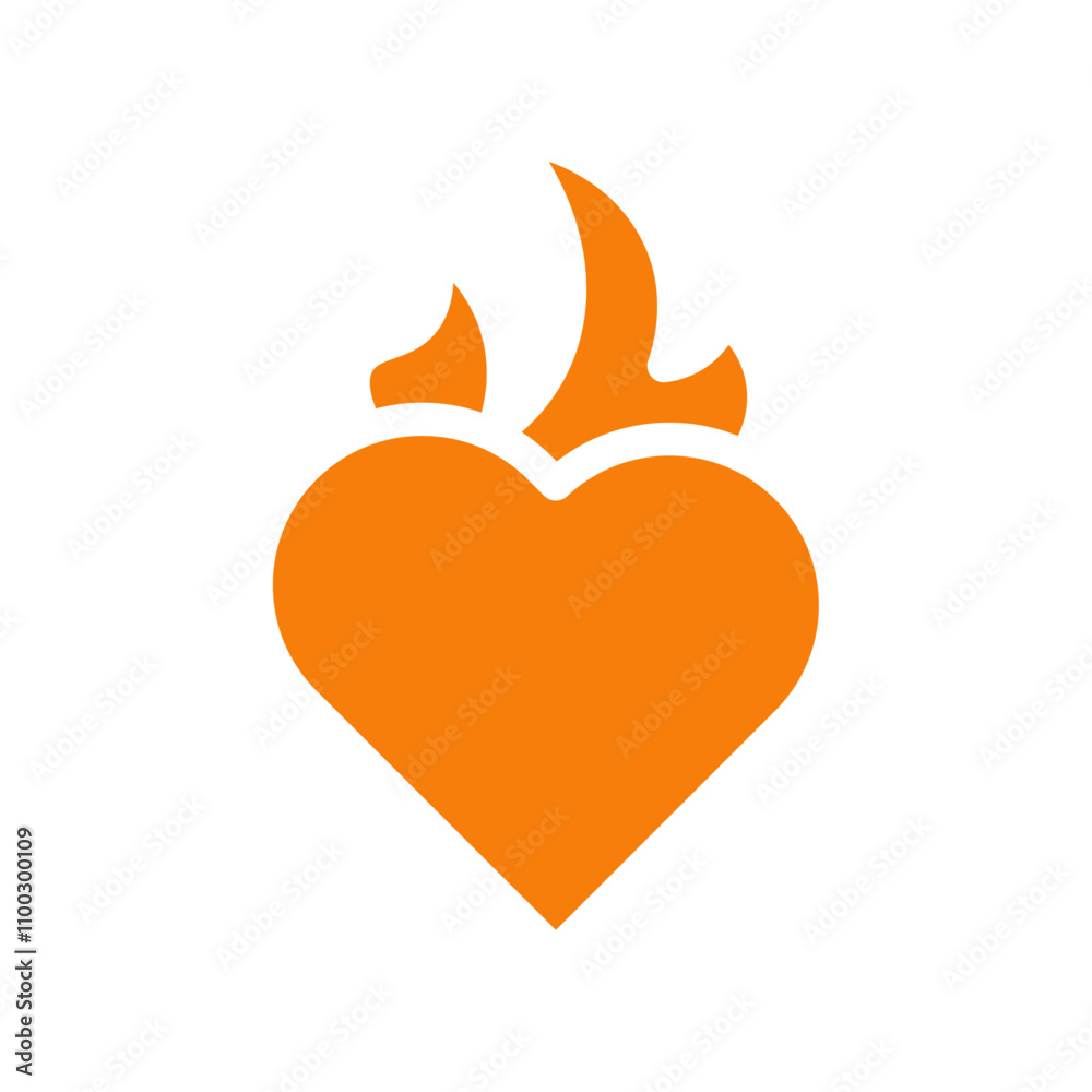 Poster Passion icon Outline vector for web ui