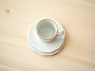Obraz premium Customizable white coaster mockups.