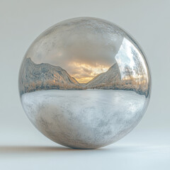 A single raindrop magnifying colorful light