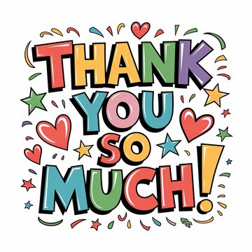 h*u様 THANK YOU SO MUCH Thank You so Much SVG Cut file by Creative Fabrica Crafts