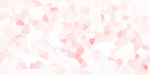 Fototapeta premium Red stone background with rock pattern, macro. Texture of abstract backdrop with black outlines Multicolor Broken Stained Glass Background quartz pattern art red mosaic from fragments.