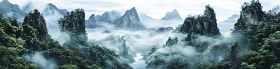 Fototapeta premium A beautifully designed, dreamy painting of a sci-fi landscape with a futuristic object in the background.