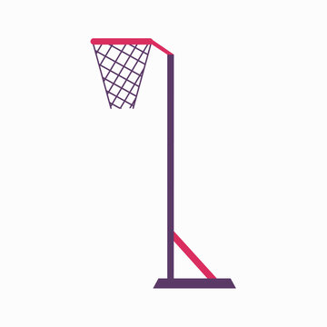 Netball post icon clipart avatar logotype isolated illustration