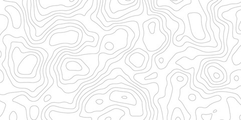 Abstract white background topography map. Topography map background geographic seamless pattern. topography map contour map background design.modern design with white background 