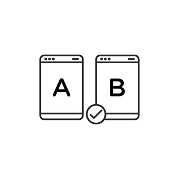 smartphone comparison with checkmark clip art preview