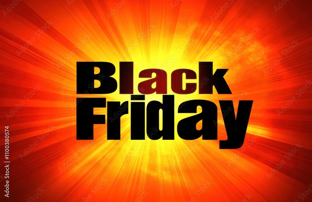 Poster black text with bold letters of the words 