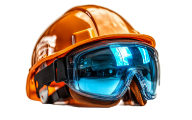 Close-Up of an Electrician Hat