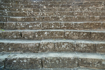 Staircase old masonry ancient stone fortress