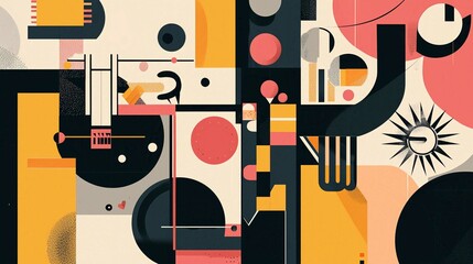 Obraz premium Vector Icon Illustration of Music Design Elements for Business and Festival Theme