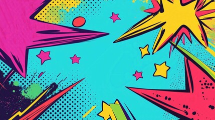 Colorful Summer Butterfly and Star Pattern Vector Illustration for Fun Holiday Decoration