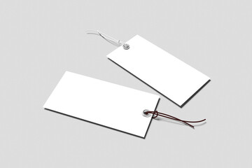 Naklejka premium Label Tag Mockup