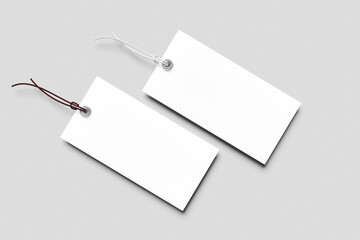 Naklejka premium Label Tag Mockup