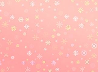 Fototapeta premium Winter background with snowflakes for decoration