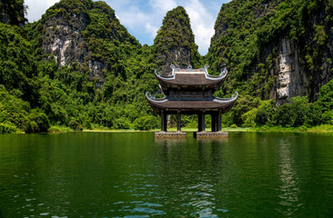 Pagoda on the Water, Ninh Binh , Vietnam
