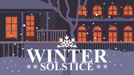 Celebrate the Winter Solstice design templet