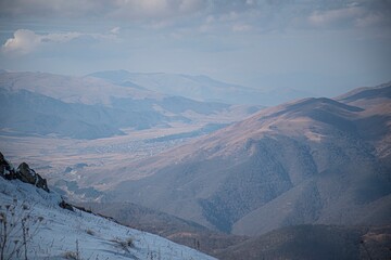 Fototapeta premium mountains in the snow
