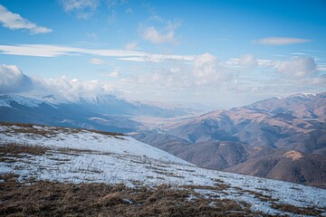 Fototapeta premium snow covered mountains