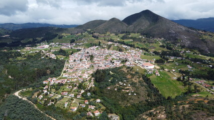 Obraz premium Guatavita, Cundinamarca, Colombia