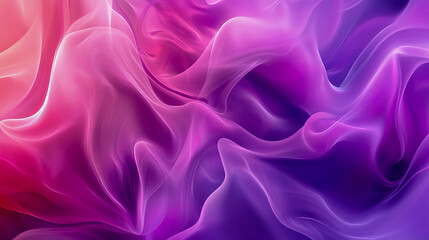 Obraz premium Vibrant abstract waves in purple and pink tones