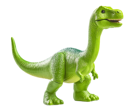 a green dinosaur toy