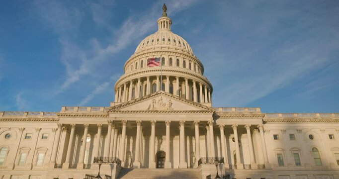 The U.S. Capitol in Washington D.C. on Capitol Hill