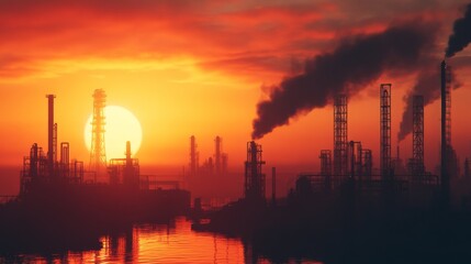 Fototapeta premium Banner on oil industry trends with data on rising crude oil prices and market stats. 