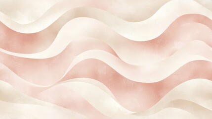 Obraz premium Calming wallpaper with flowing shapes and glowing accents on a pastel gradient
