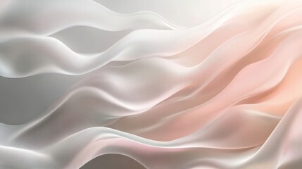 Obraz premium Calming wallpaper with liquid patterns and glowing accents on a beige gradient