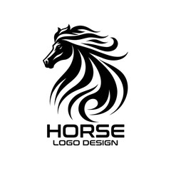 Horse Vector Logo Design