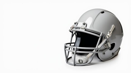 Fototapeta premium American Football Helmet on White Background
