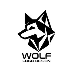 Fototapeta premium Wolf Vector Logo Design