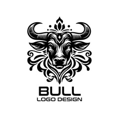Fototapeta premium Bull Vector Logo Design