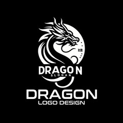 Fototapeta premium Dragon Vector Logo Design