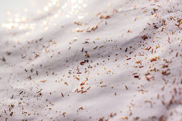 glitter holiday gold rose-blurred