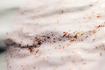 glitter holiday gold rose-blurred