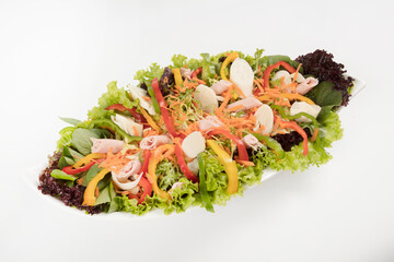 salad with vegetables
