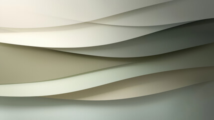 Layered pastel waves with soft gradients, creating a minimal and calming abstract design with elegant flow.