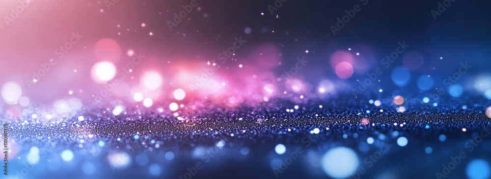 Poster sparkling light reflections create a vibrant and colorful abstract background for creative projects