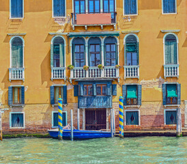 Palazzo Civran Badoer Barozzi am Canal Grande in Venedig