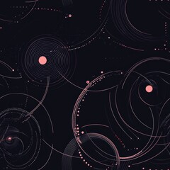 Fototapeta premium Abstract Geometric Circles Pattern Design