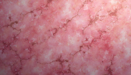 Obraz premium Close-up of a pink marble surface with soft white and gold veining