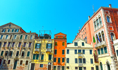 Fototapeta premium Campo San Polo-Venedig (Italien)