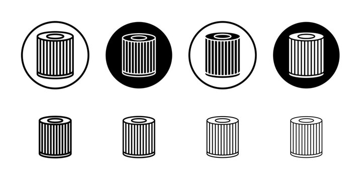 Air filter icon Art design illustration