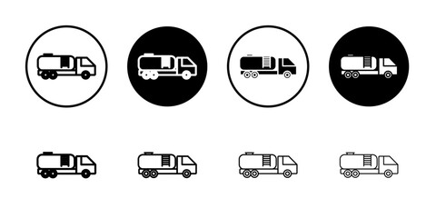 Fuel truck icon Art design illustration