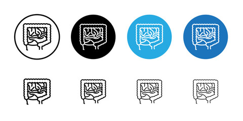 Obraz premium Gut icon Art design illustration