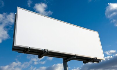 Obraz premium Blank Billboard on Highway