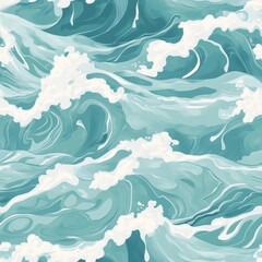Ocean Waves Graphic Design