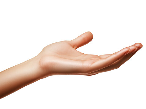 Open hand gesture symbolizing trust and connection in interpersonal communication
