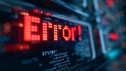 Obraz premium Error image