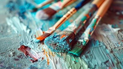 Obraz premium Art supplies